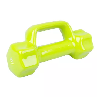 Vinyl Dumbbell Laubr 1 kg - Orange - Fluo Green