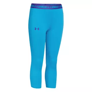 Girls’ Leggings Under Armour Armour Capri - Pacific Blue/Jacksons Purple/Pacific Blue - Pacific Blue/Jacksons Purple/Pacific Blue