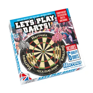 Bristle Dartboard Harrows Let’s Play Darts