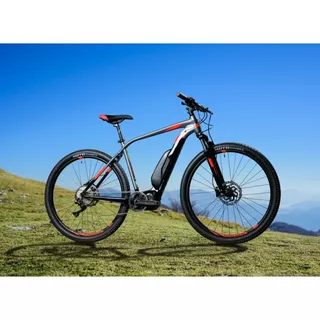 Horský elektrobicykel Kross LEVEL BOOST 1.0 29" - model 2020 - čierna/grafitová/červená