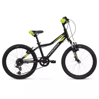 Detský bicykel Kross Level Mini 2.0 20" SR - model 2021 - čierna/limetková/strieborná