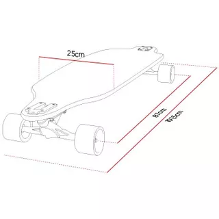 Longboard Street Surfing Freeride - Dragon 39"