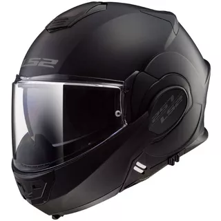 Flip-Up Motorcycle Helmet LS2 FF399 Valiant - Noir Matt Black