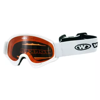 Kids ski goggles WORKER Sterling - Black - White