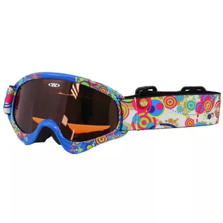 Kids ski goggles WORKER Sterling with graphics - Z12_BLU blue graf.