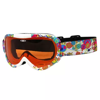 Kids ski goggles WORKER Miller with graphics - Z12-WHT- white graf.