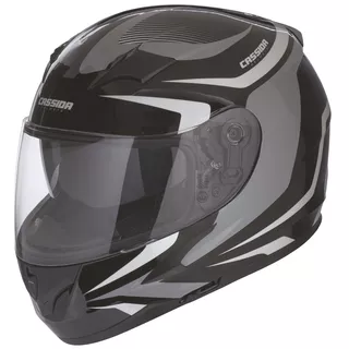 Cassida Integral 2.0 schwarz-weiß-grau Motorradhelm