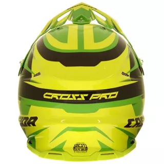 Cassida Cross Pro Motocross-Helm - blau/gelb fluo/schwarz, S(55-56)