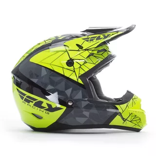 Fly Racing Kinetic Crux Motocross Helm - rosa/schwarz/weiss