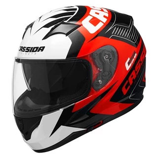 Motorcycle Helmet Cassida Integral 2.0 Perimetric - Black/White/Grey - Red/Black/White/Grey