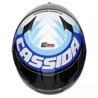 Motorcycle Helmet Cassida Integral 2.0 Perimetric - Blue/Dark Blue/Black/White