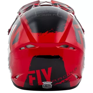 Fly Racing Kinetic Burnich Motocross Helm - blau-schwarz