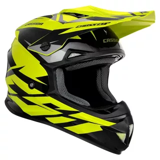 Motocross Helmet Cassida Cross Cup Two - Fluo Orange/White/Black/Grey, S(55-56)