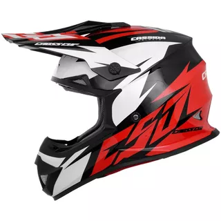 Cassida Cross Cup Two Motocross Helm - gelb hivis/schwarz/grau