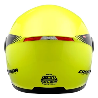 Moto přilba Cassida Reflex Safety - 2.jakost - černá-fluo žlutá