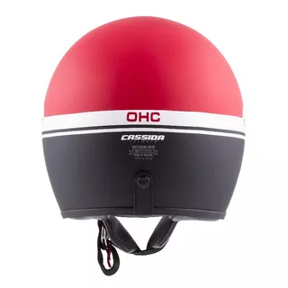 Motorcycle Helmet Cassida Oxygen Jawa OHC - Matte Grey/Red/Black/White