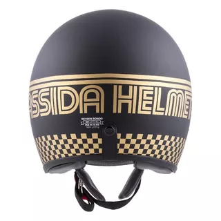 Motorcycle Helmet Cassida Oxygen Rondo - Black Matte/Gold, XXL (63-64)