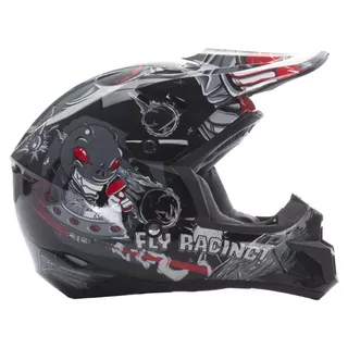 Children's Motocross Helmet Fly Racing Kinetic Youth Invasion