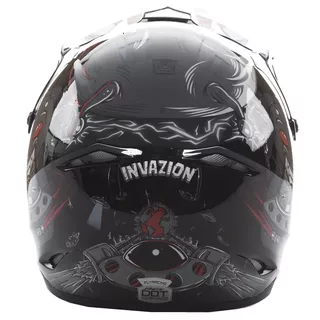 Fly Racing Kinetic Youth Invasion Kinder Motocross Helm