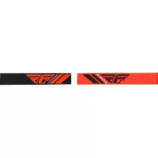 Motocross Goggles Fly Racing Zone 2019 - Black/Orange, Orange Chrome Plexi