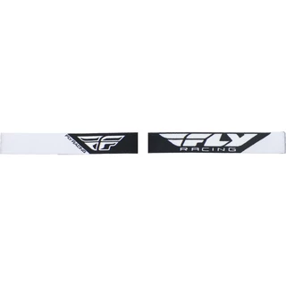 Motocross Goggles Fly Racing Focus 2019 - White, Clear Plexi without Pins