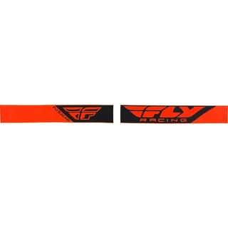 Motokrosové brýle Fly Racing Focus 2019 - oranžové, čiré plexi bez pinů
