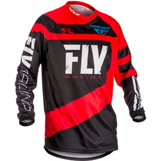 Motocross Jersey Fly Racing F-16 2018 - Black/hi-viz - Red-Black