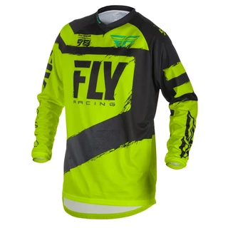 Fly Racing F-16 2018 Motocross Trikot - schwarz-weiß