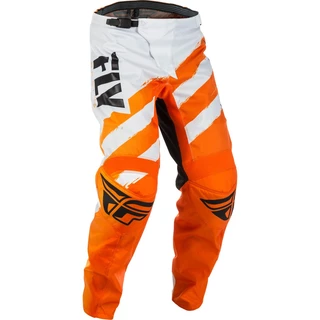 Motocross Pants Fly Racing F-16 2018 - Black-White - Orange-White