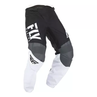 Motocross Pants Fly Racing F-16 2019 - Red/Black/Grey - Black/White/Grey