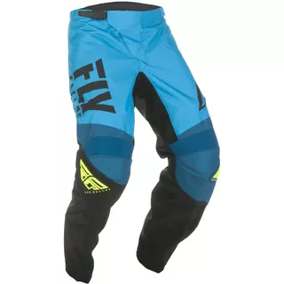 Motocross Pants Fly Racing F-16 2019 - Yellow/White/Blue - Blue/Black/Hi-Vis