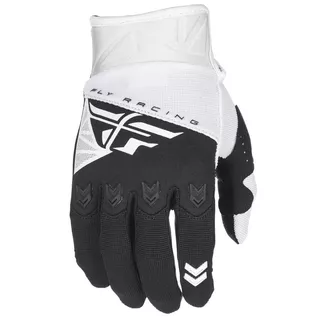 Motocross Gloves Fly Racing F-16 2018 - White-Black - White-Black