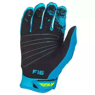 Motocross Gloves Fly Racing F-16 2018 - Blue-Black