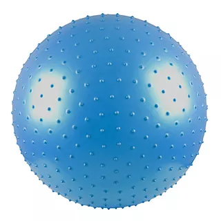 75cm Gymnastic and Massage Ball - Grey - Blue