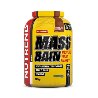 Práškový koncentrát Nutrend Mass Gain 2250g - pistácie