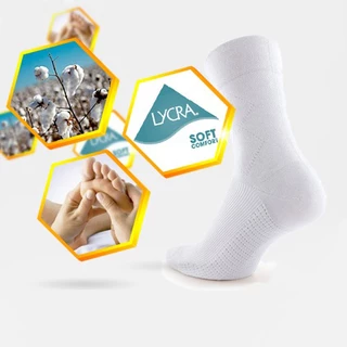 Masážne ponožky ASSISTANCE Soft Comfort - biela