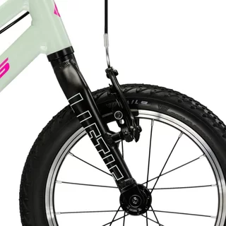 Dětské kolo Kross Liftie 14" - model 2025 - šedá / červená / lesk