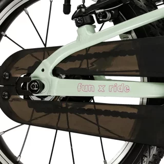 Dětské kolo Kross Liftie 14" - model 2025 - šedá / červená / lesk