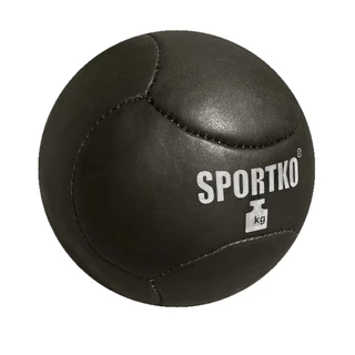 Leather Medicine Ball SportKO Medbol 12kg