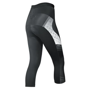 Dámske cyklistické nohavice Kellys Megan 3/4 - čierno-biela, XL