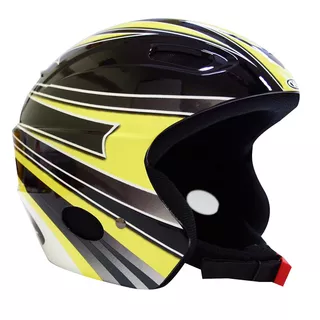 WORKER Meribel Helmet - Black-Yellow