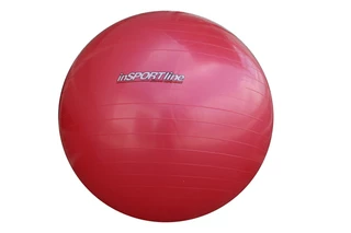 Гимнастическа топка inSPORTline Super ball 85cm - сребрист - червен