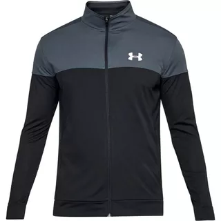 Men’s Sweatshirt Under Armour Sportstyle Pique Jacket - Black - Stealth Gray