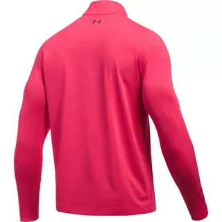 Pánske tričko Under Armour Playoff 1/4 Zip - JADE / ACADEMY / RHINO GRAY