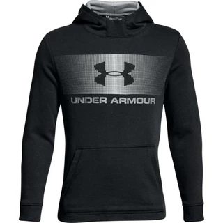 Detská mikina Under Armour Ctn French Terry Hoody - BLACK / WHITE / WHITE - BLACK / WHITE / WHITE