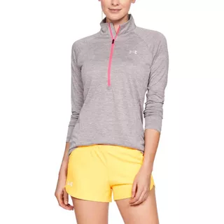 Dámská funkční mikina Under Armour New Tech 1/2 Zip - Twist - Tetra Gray