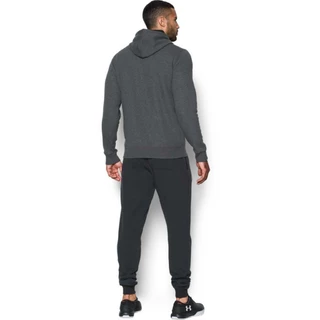 Pánska mikina Under Armour Rival Fitted Pull Over - CARBON HEATHER / BLACK
