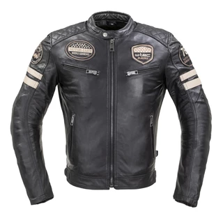 Men’s Leather Jacket W-TEC Milano - Black