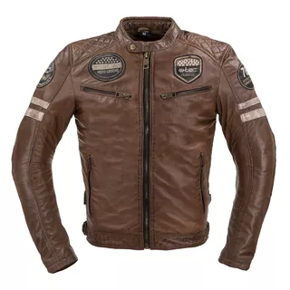 W-TEC Milano Herren Lederjacke - braun