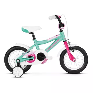 Dětské kolo Kross Mini 2.0 12" - model 2019 - Turquoise / Pink Glossy